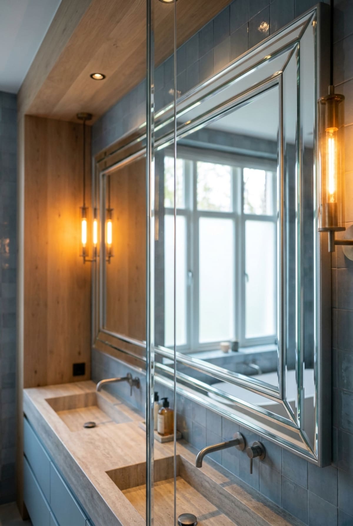 Verzilverd glas: spiegels op maat